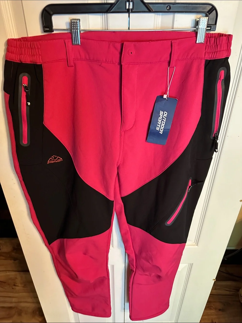 Pink & Black Fleece Joggers